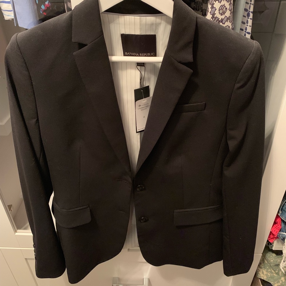 Banana Republic Black Blazer. Never Worn.